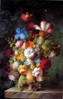 unknow artist Floral, beautiful classical still life of flowers.02 oil painting image